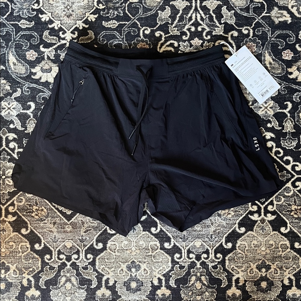 LSDK NWT Men’s Black Athletic Shorts
